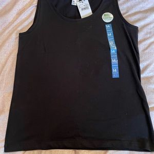 Ladies Stretch Top Black Brand New